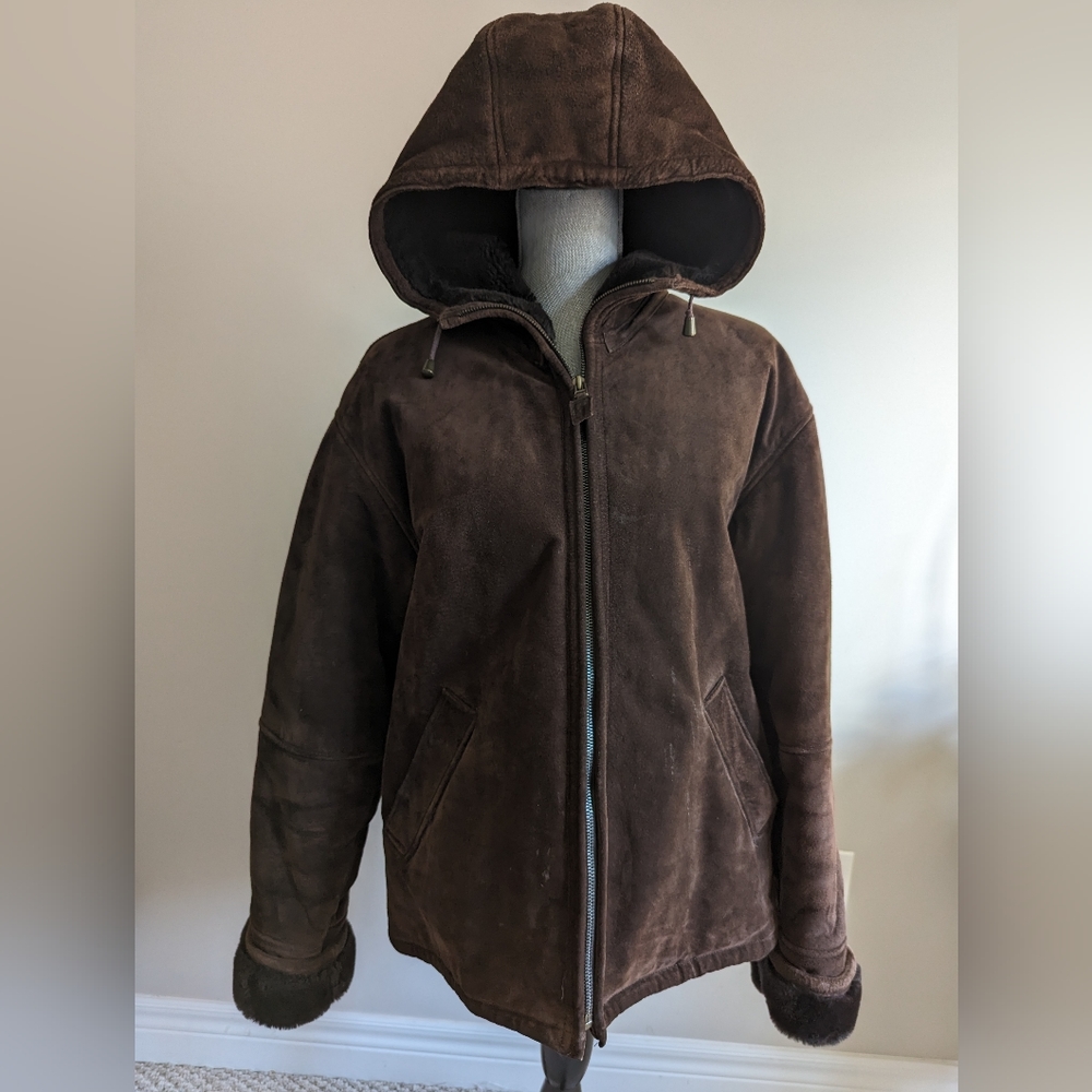 Fur Lined 100% Suede Leather Jacket